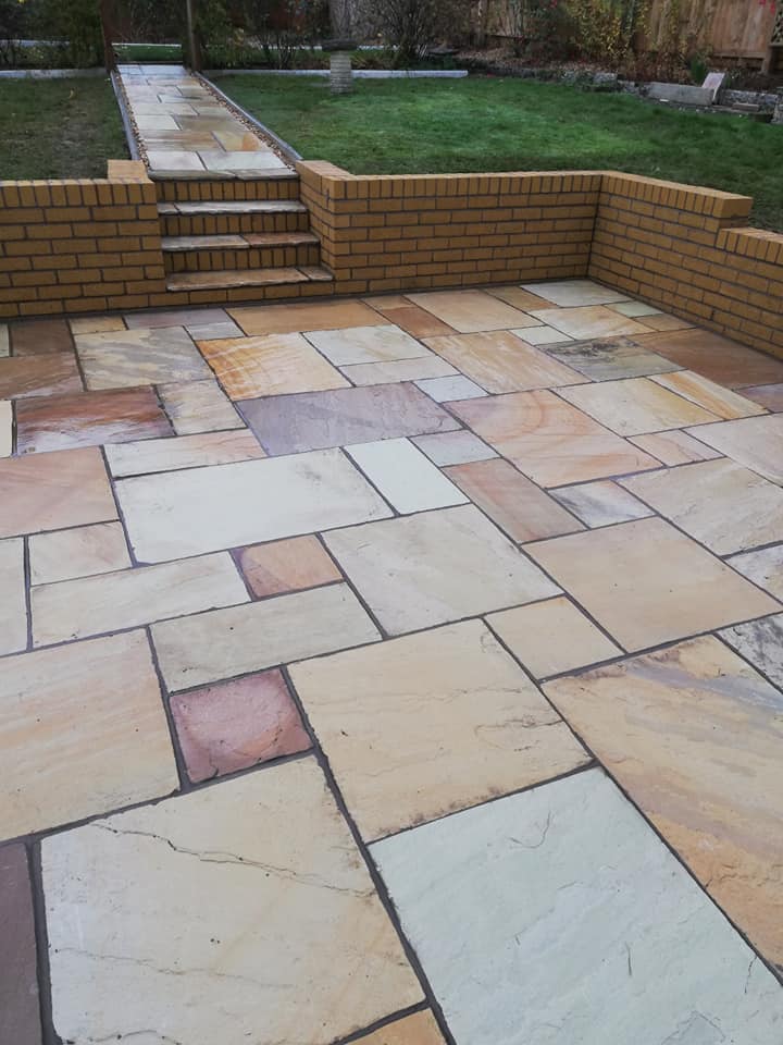 Earlier garden landscaping project by JM Fencing and Gardening Services